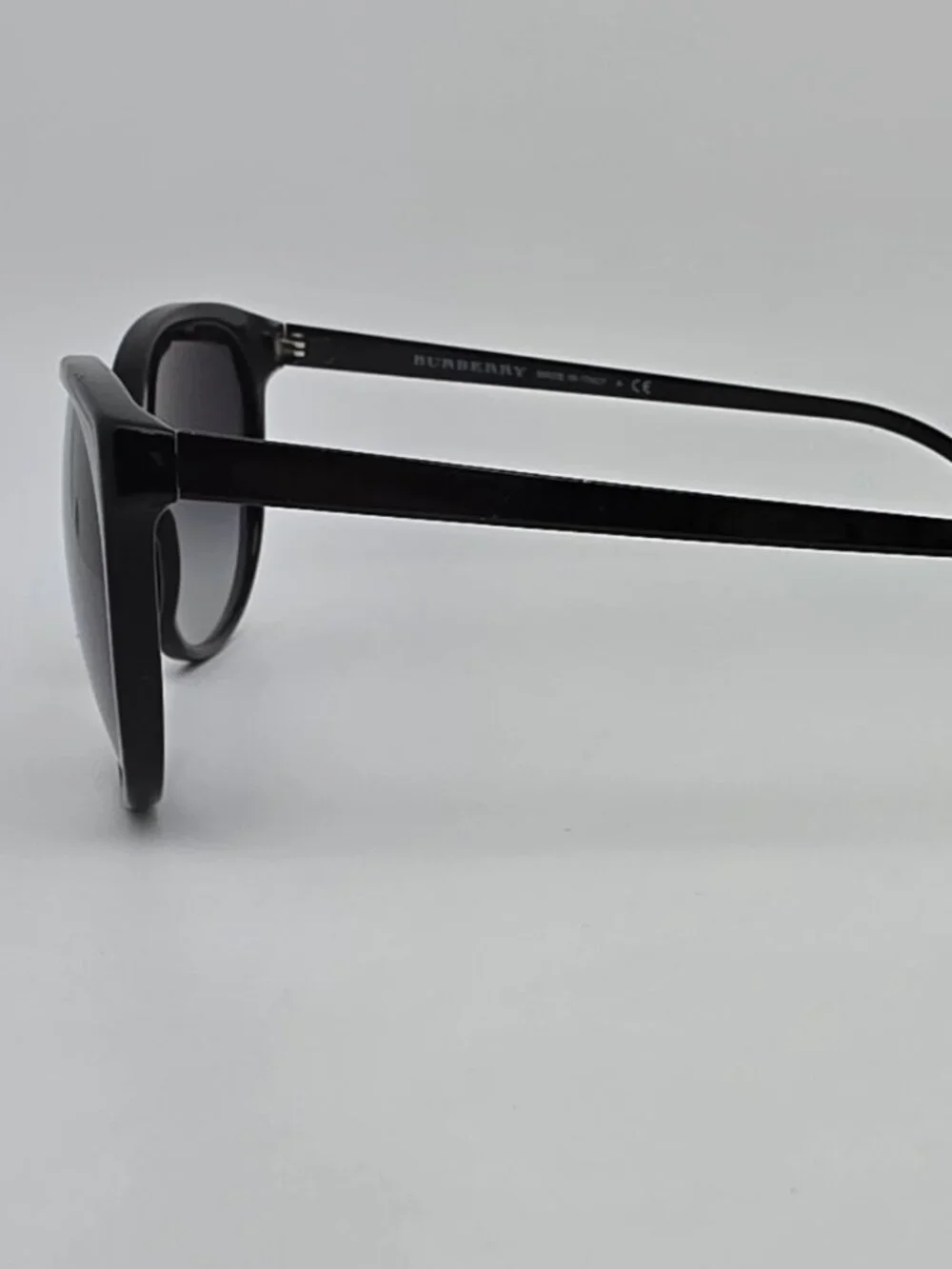 Burberry B4146 3429/8G Black Frame Grey Gradient Lens Cat Eye Sunglasses 55mm